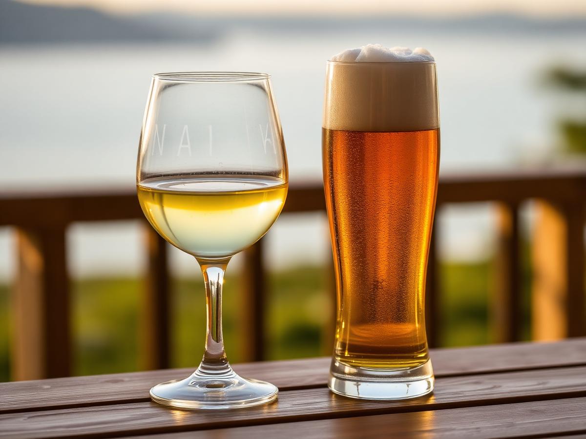 Moravská vína a pivo